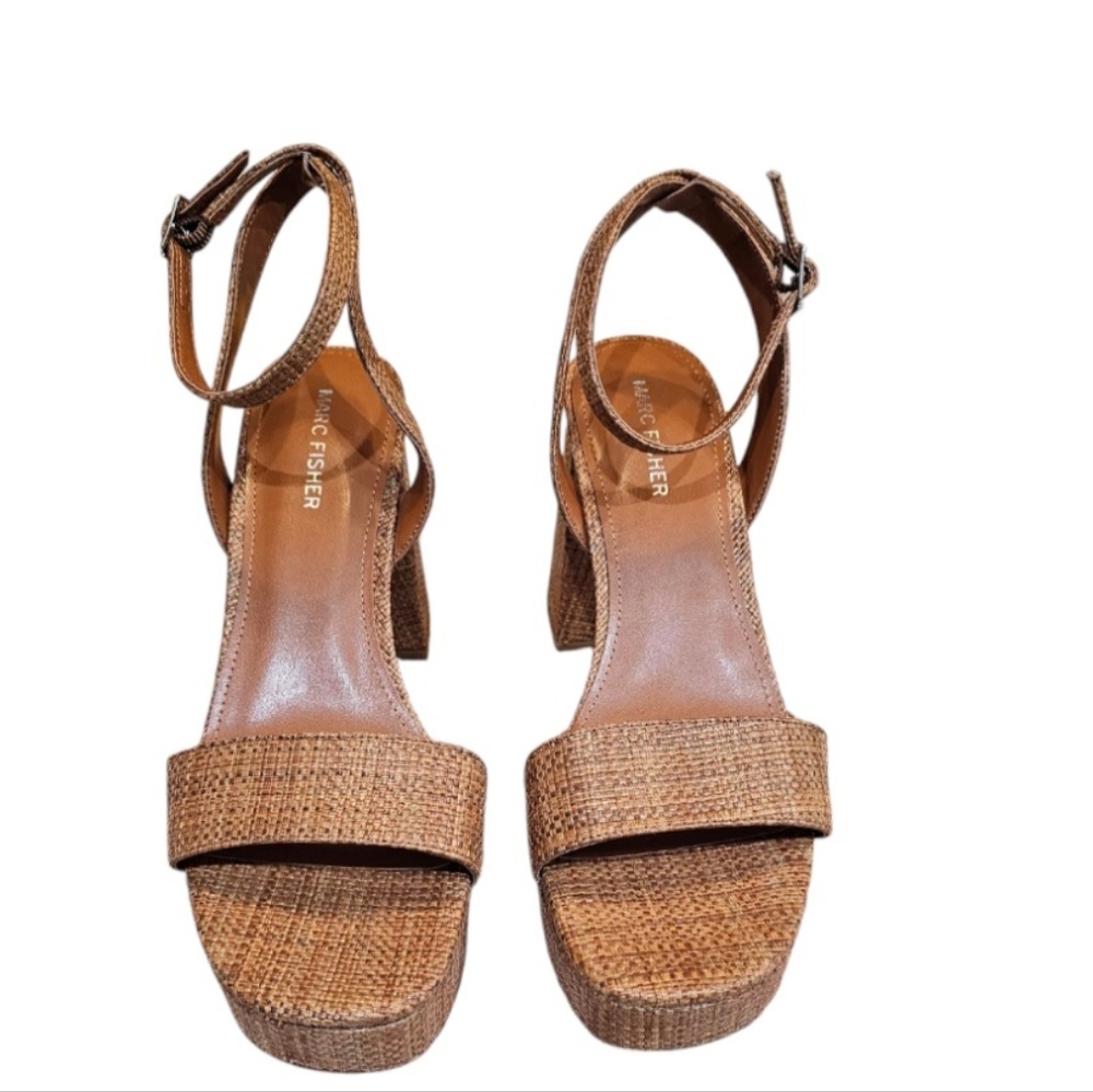 Marc Fisher Sadel Platform Sandal NWB sz 9.5 - Picture 5 of 11